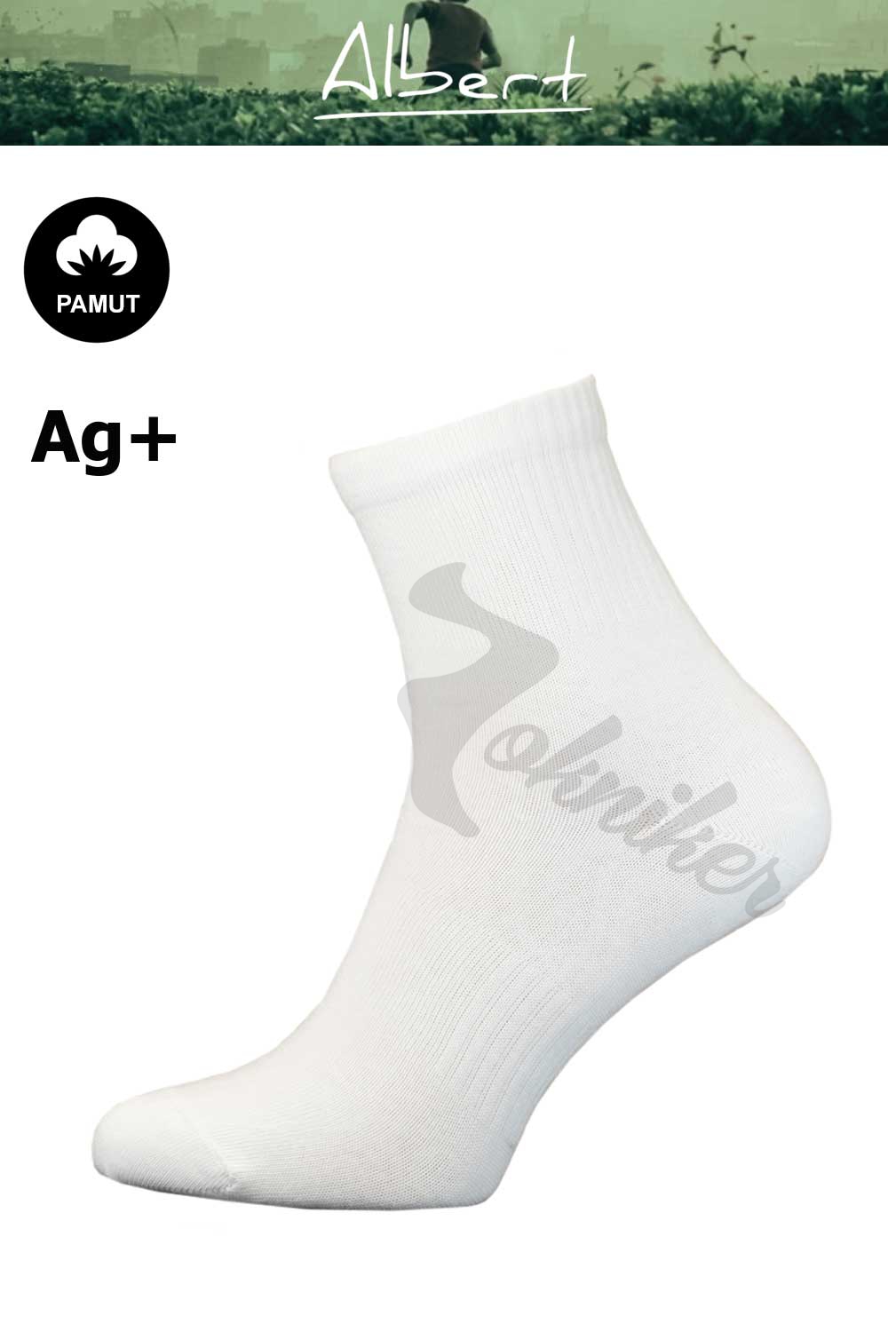 Albert Sport pamut női félboka zokni 36-38
